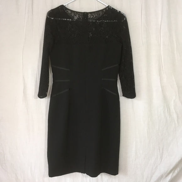 Adrianna Papell Structured Lace Evening Dress - Picture 4 of 7